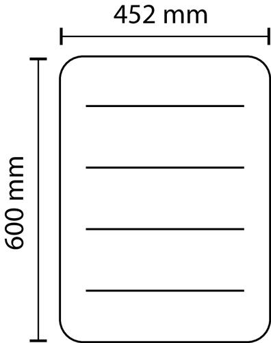 Radiateur électrique connecté horizontal à chaleur douce 750W, blanc - Nirvana Néo, Atlantic